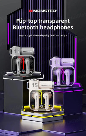 Monster XKT15 Wireless Bluetooth Gaming Earbuds Sleekify