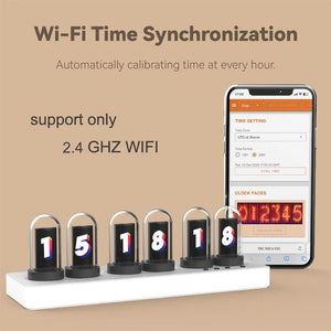 Nixie™ - WIFI Control tube alarm clock Sleekify