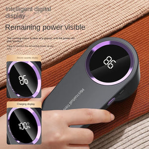 Lint Remover for Clothing Portable Electric Fuzz Pellet Remover LED Display Rechargeable for Clothes Fabric Shaver Fluff Remover Sleekify