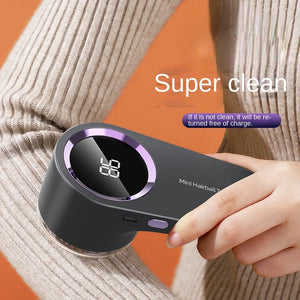 Lint Remover for Clothing Portable Electric Fuzz Pellet Remover LED Display Rechargeable for Clothes Fabric Shaver Fluff Remover Sleekify