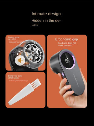 Lint Remover for Clothing Portable Electric Fuzz Pellet Remover LED Display Rechargeable for Clothes Fabric Shaver Fluff Remover Sleekify