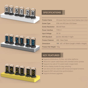 Nixie™ - WIFI Control tube alarm clock Sleekify