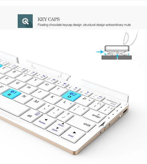 BOW FlexKey™ - Foldable Bluetooth Keyboard Sleekify