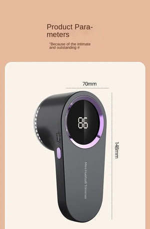 Lint Remover for Clothing Portable Electric Fuzz Pellet Remover LED Display Rechargeable for Clothes Fabric Shaver Fluff Remover Sleekify