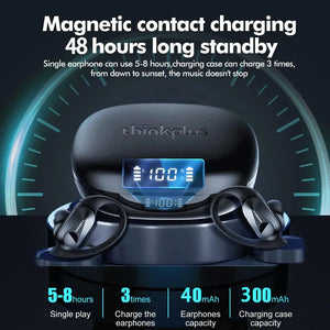 Lenovo LP75 Smart Translator Earbuds | HD Calls, Noise Cancelling, Real-Time Translation Sleekify