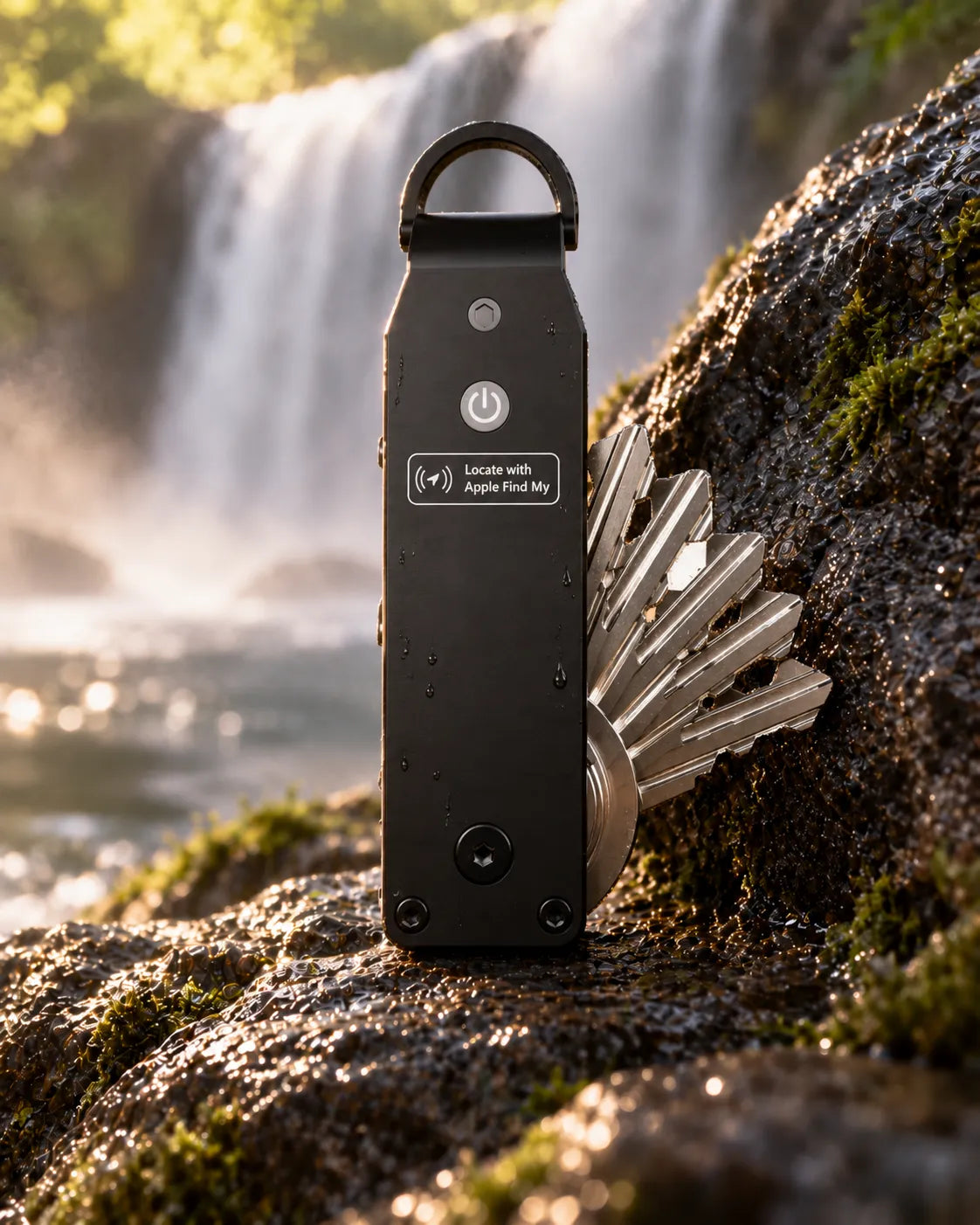 Sleekify Smart Key Organizer nearby waterfall front
