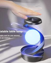 Levitating ball lamp with wireless phone charger - Sleekify