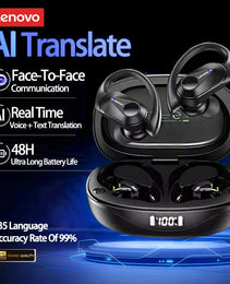 Lenovo LP75 Smart Translator Earbuds | HD Calls, Noise Cancelling, Real-Time Translation