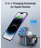 Magnetic wireless charging station 15W - Sleekify