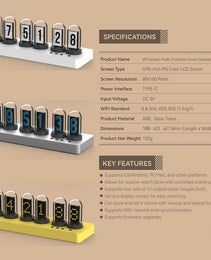 Nixie™ - WIFI Control tube alarm clock - Sleekify