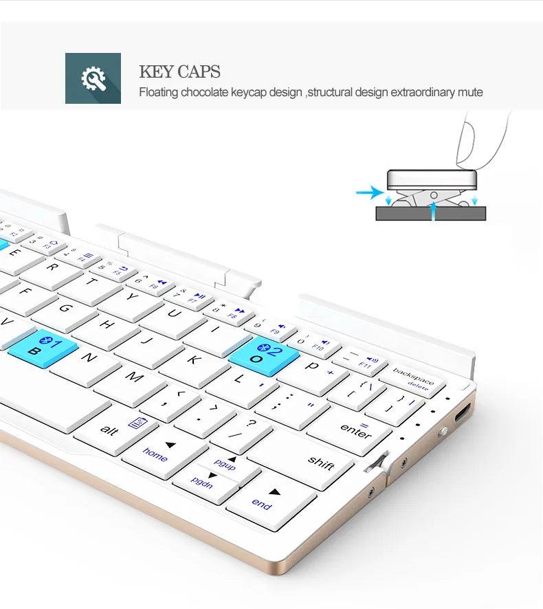 BOW FlexKey™ - Foldable Bluetooth Keyboard - Sleekify