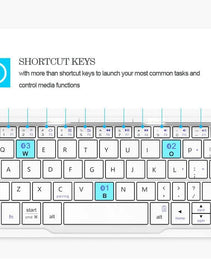 BOW FlexKey™ - Foldable Bluetooth Keyboard - Sleekify