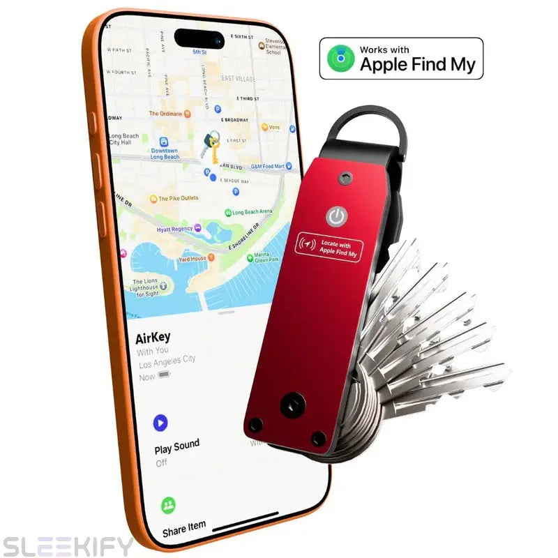 Smart Keychain With Location Tracking Sleekify