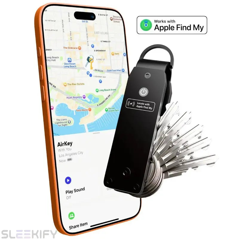 Smart Keychain With Location Tracking Sleekify