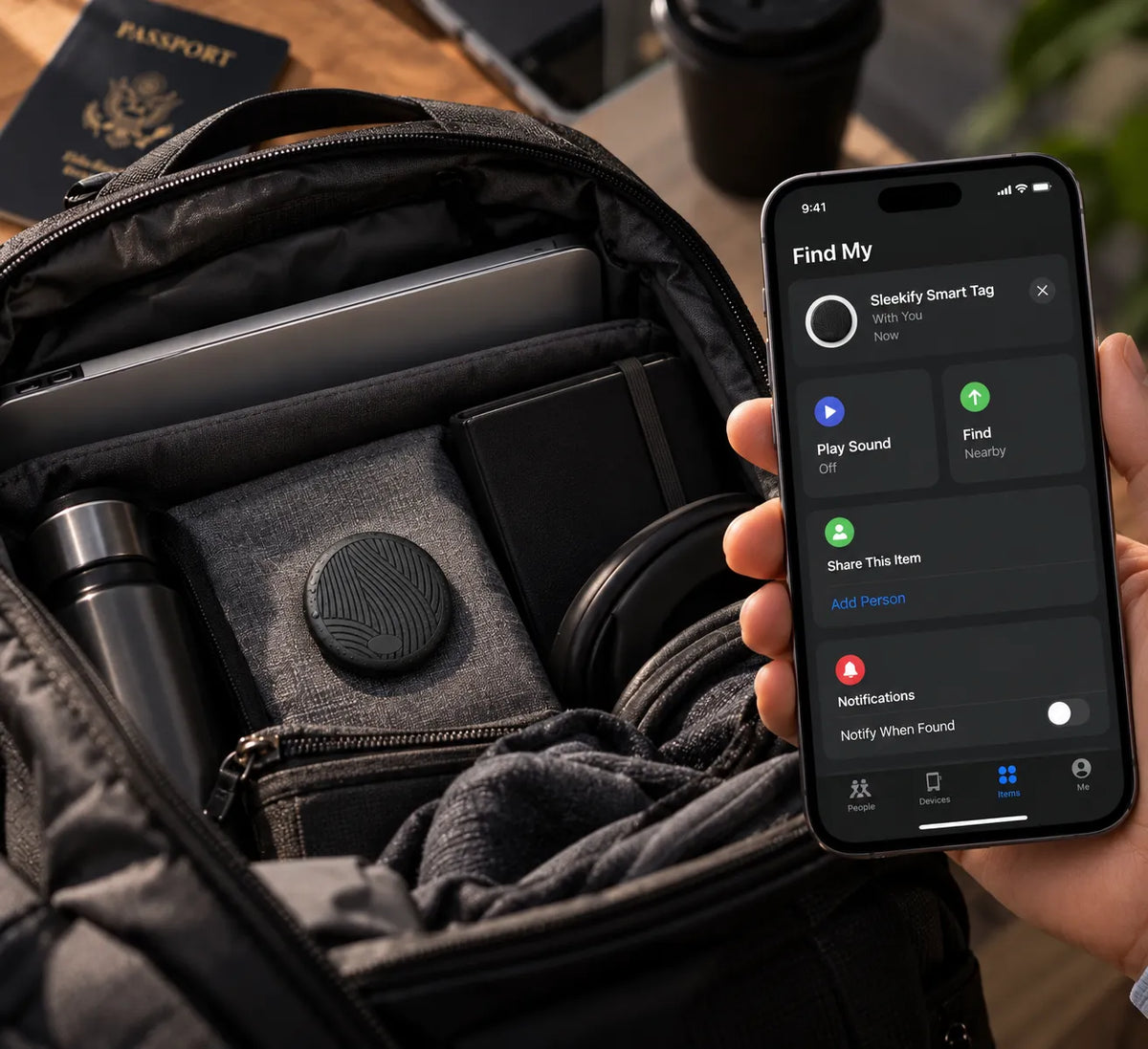 Sleekify Smart Tag with Apple Find My