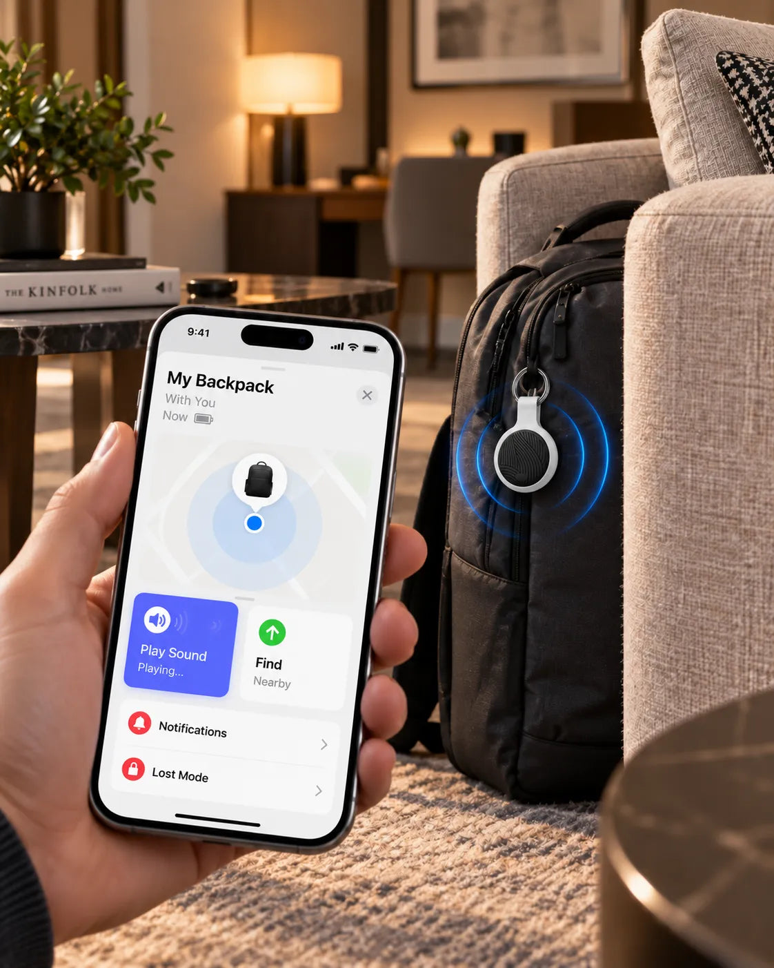 Sleekify Smart TAG on luggage tracking